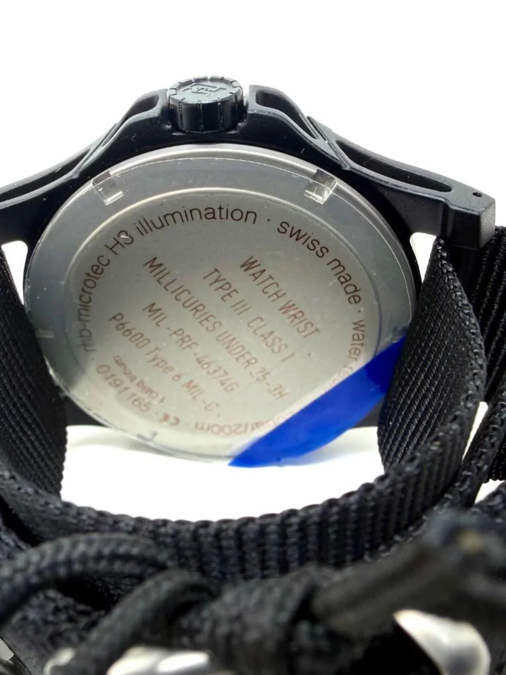 TRASER P6600 Type 6 MIL-G Swiss Military Grade GLow W/Compass Watch 45mm 200M
